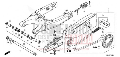 BRAS OSCILLANT CBR600FB de 2011